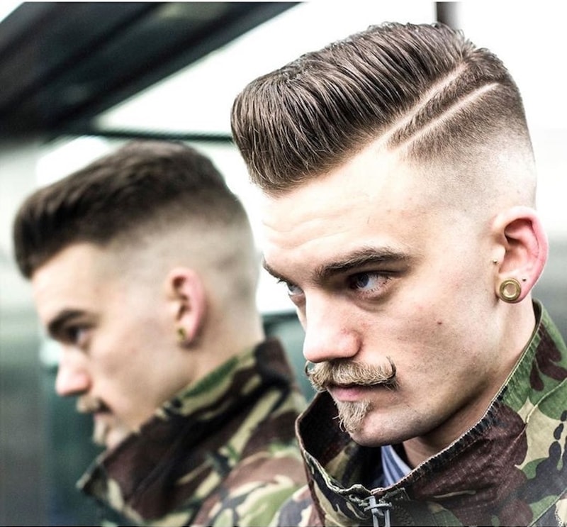 Kiểu tóc Fade Pompadour