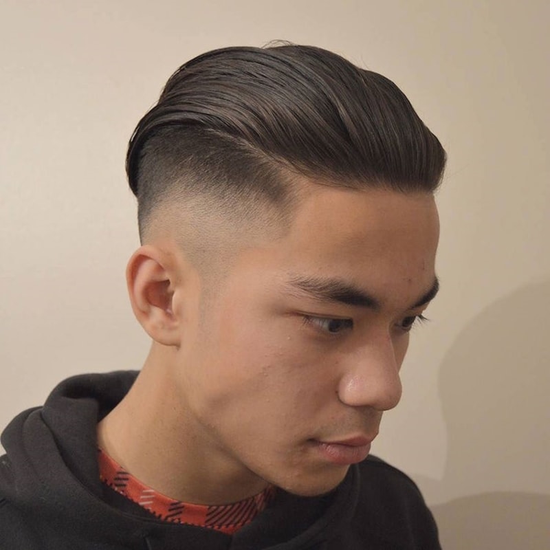 Kiểu tóc Slicked Back Undercut